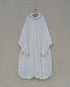 Linen Tuck Shirt Dress / White・Black